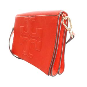 TORY BURCH クロスボディバッグ ショルダー レザー 赤 レッド /SS OS