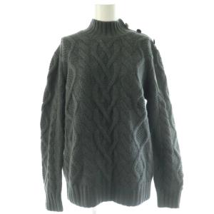 カシミヤ ニット セーター 長袖 カシミヤ L グレー /NR OS