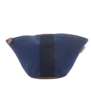 パルミール ミニ ポーチ キャンバス ネイビー