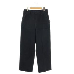 23AW WASHED 13 LERRA パンツ デニム ワイド ストレッチ 38 ネイビー /HK OS