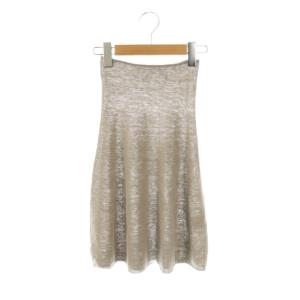 リネンニットスヌード ポンチョ グレー /HK OS