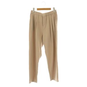 コットンワイドパンツ イージー タック 1 ベージュ /CX OS