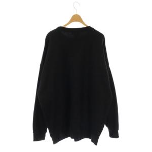 x-girl OVAL LOGO BIG SWEAT TOP スウェット プルオーバー オーバーサイズ S ブラック