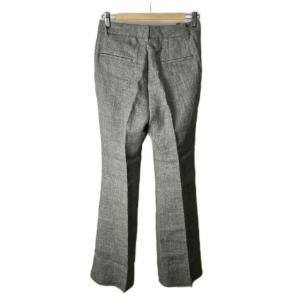 Deuxieme Classe 麻 センタープレス サルファーパンツ 36 グレー FY