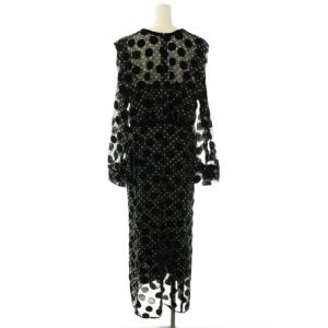 CLANE DOT OPAL ONE PIECE ワンピース ドット 水玉 2 ブラック ホワイト /ES OS