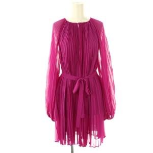プリーツシースルーチュニック 2 ピンクパープル /ES OS