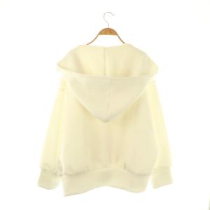 SNIDEL 25AW ボリュームパーカー ジャケット ジップアップ F オフホワイト /NR OS