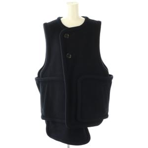 25AW PIPING VEST 38 ダークネイビー