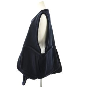 ENFOLD 25AW PIPING VEST 38 ダークネイビー