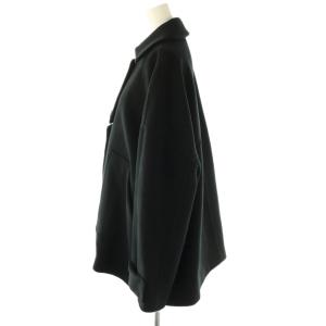 ENFOLD 23FW WOOL MEDIUM COAT 38 ブラック