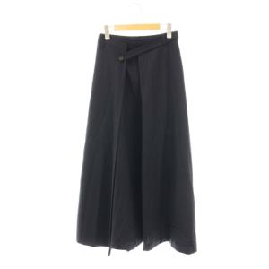 25AW TROUSERS FLARE-SKIRT 38 ネイビー
