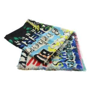 BURBERRY ストール グラフィックプリント マルチカラー