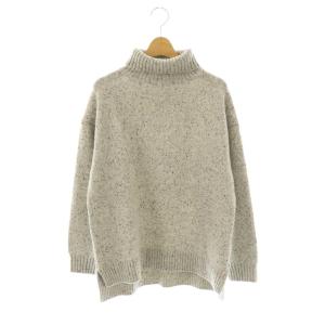 ウールタートルネックニット セーター 0 ライトグレー ブラック /DO OS