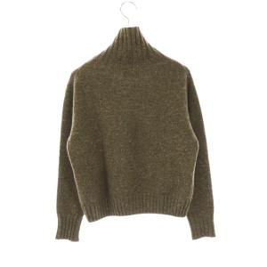 MARGARET HOWELL ウールカシミヤタートルネックニット セーター 2 モスグリーン マルチカラー /DO OS