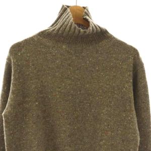 MARGARET HOWELL ウールカシミヤタートルネックニット セーター 2 モスグリーン マルチカラー /DO OS