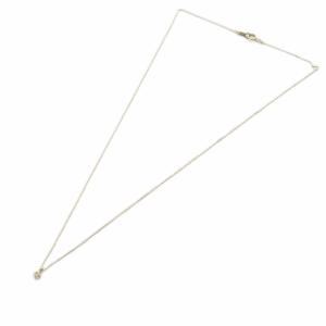 ete ネックレス K18YG 0.08ct 1Pダイヤ