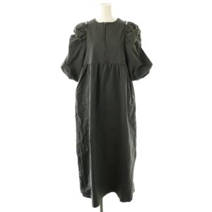 24年 half sleeve open shoulder OP ワンピース ロング F グレー /HK