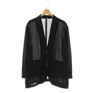 25SS シアーテーラードジャケット F ブラック /ES OS SH