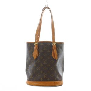 バケットPM プチバケット バケットバッグ ブラウン モノグラム M42238