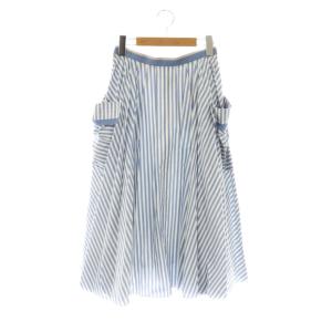 Beach Parasol Skirt 38 ブルー ホワイト 40737