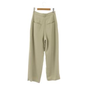 CLANE 23SS BASIC TUCK PANTS パンツ テーパード タック 0 ライトカーキ /HK OS