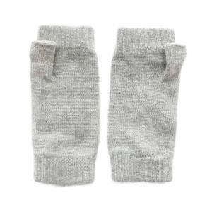 カシミアリブリストウォーマー 手袋 グローブ グレー /SS OS