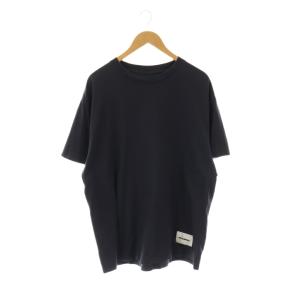 24SS オーガニックコットン ロゴラベル Tシャツ カットソー XXL チャコール J47GC0001