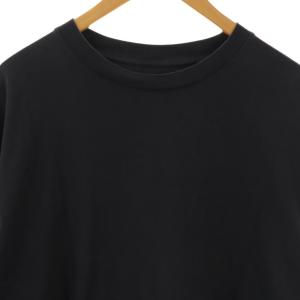 JIL SANDER＋ 24SS オーガニックコットン ロゴラベル Tシャツ カットソー XXL チャコール J47GC0001