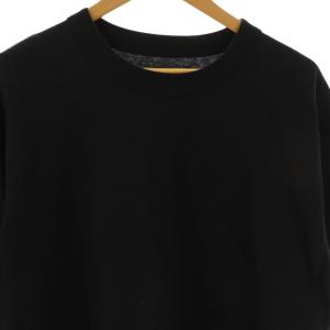 sacai SCU-301 オーバーサイズTシャツ 半袖 プルオーバー コットン 1 黒 /NR OS SH