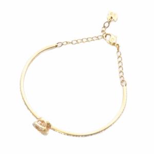 SWAROVSKI Sparkling Dance バングル ブレスレット M ゴールド色 /SR SH