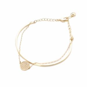 GINGER バングル ブレスレット M ゴールド色 /SR SH