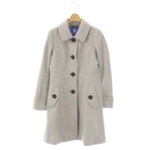 ウールコート ロング 36 グレー /HK OS SH