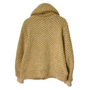 TSUMORI CHISATO ウール モヘヤ ニットジャケット ブルゾン 中綿 ジップアップ 2 ベージュ FY