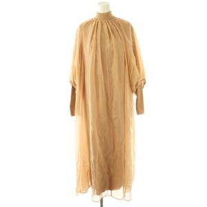 2点セット シアーレイヤードワンピース 38 ベージュ