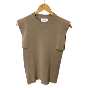 24SS スクエアスリーブニットトップス カットソー 1 ベージュ FY