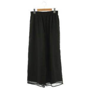 25SS DOT EMBROIDERED PANTS パンツ ストレート イージー 1 黒 /NR OS