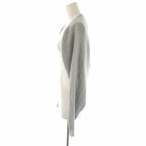 ADEAM 23年 Cropped Knit Snug クロップドニットスナッグ 長袖 カシミヤ混 ライトブルー 38035
