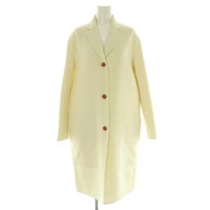 23AW 3H0188DA セリエボタンカシミヤダブルフェイスコート 34 アイボリー