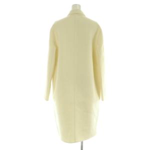 HERMES 23AW 3H0188DA セリエボタンカシミヤダブルフェイスコート 34 アイボリー