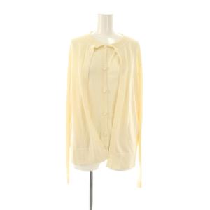 アンサンブル風 レイヤード ニット 38 ベージュ