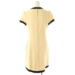 FOXEY Jasmine Noir ワンピース ウール 38 アイボリー ブラック 33702