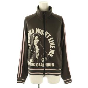 ガールプリントハイネックトラックジャケット FREE ブラウン 2CJ-2930 /AG OS