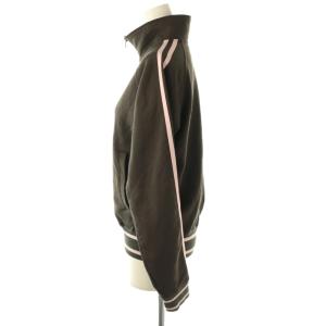 HYSTERIC GLAMOUR ガールプリントハイネックトラックジャケット FREE ブラウン 2CJ-2930 /AG OS