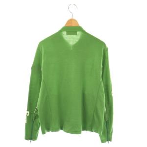 HYSTERIC GLAMOUR 25SS CIRCLE GIRLワッペン レーシングジャケット ジップアップ F 緑 01251CJ01