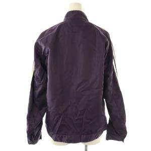 HYSTERIC GLAMOUR ワッペン装飾ナイロンレーシングジャケット ブルゾン M パープル ホワイト マルチカラー /ES OS