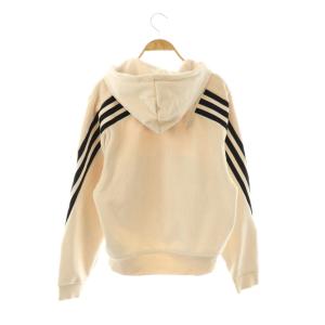 adidas コーデュロイスウェットパーカー フーディー S クリーム色 H47895 /DF OS