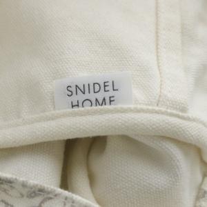 SNIDEL HOME キャンバストートSMALL ハンドバッグ トワルドジュイ柄 ホワイト /YO6