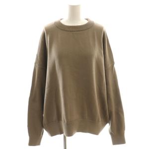 25SS ベーシック ニットプルオーバー F ブラウン
