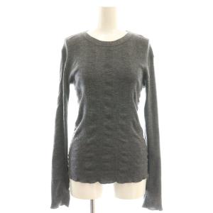 24AW Candid Tシャツ ニット カットソー 長袖 F グレー /AT OS