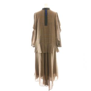 LANVIN en Bleu ビエラランダムヘムワンピース 36 マルチカラー /DF OS